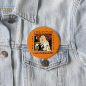 Badge Rond 7,6 Cm Le roi Donald Trump (En situation)