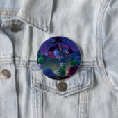 Badge Rond 7,6 Cm Lecture hivernale (En situation)