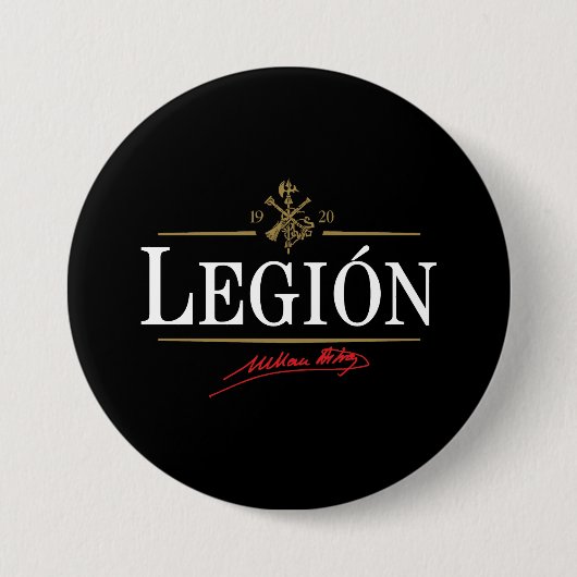 Badge Rond 7,6 Cm Legión (Devant)