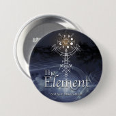Badge Rond 7,6 Cm L'Élément (Devant & derrière)