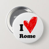 Badge Rond 7,6 Cm L'Enfer de Rome (Devant & derrière)