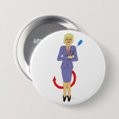 Badge Rond 7,6 Cm L'enseignant du mal (Devant & derrière)