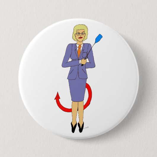 Badge Rond 7,6 Cm L'enseignant du mal (Devant)
