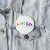 Badge Rond 7,6 Cm Lenteur (En situation)