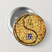 Badge Rond 7,6 Cm Léo & Bœuf de Feu (Devant & derrière)