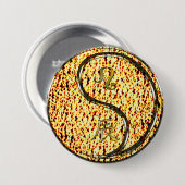 Badge Rond 7,6 Cm Léo & Dragon de Feu (Devant & derrière)