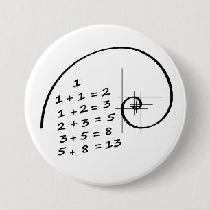 Badge Rond 7,6 Cm Leonardo da Vinci. Ratio Or. De gulden a souri.