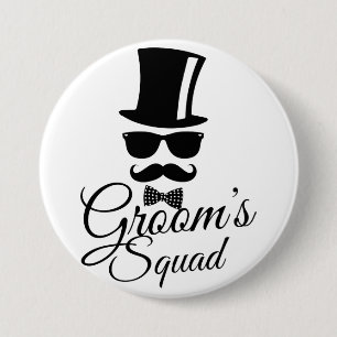 Badge Rond 7,6 Cm L'équipe de Groom