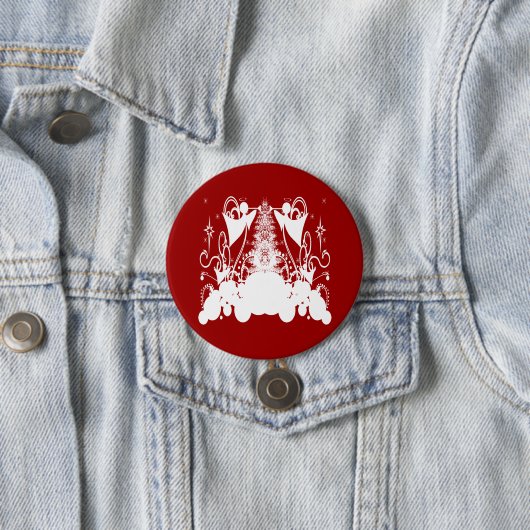 Badge Rond 7,6 Cm Les anges changent de couleur (En situation)