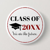 Badge Rond 7,6 Cm Les Diplômes - Nous sommes l'avenir (Devant)