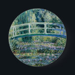 Badge Rond 7,6 Cm Les nappes d'eau de Monet et le pont japonais<br><div class="desc">Water Lilies and Japanese Bridge by Claude Monet (1899)</div>