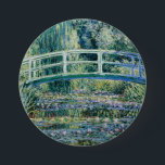 Badge Rond 7,6 Cm Les nappes d'eau de Monet et le pont japonais<br><div class="desc">Water Lilies and Japanese Bridge by Claude Monet (1899)</div>