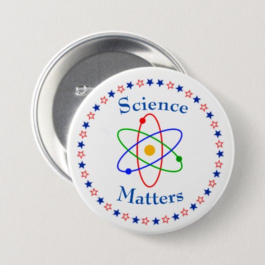Badge Rond 7,6 Cm Les sciences (Devant & derrière)