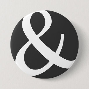 Badge Rond 7,6 Cm L'esperluète toute-puissante