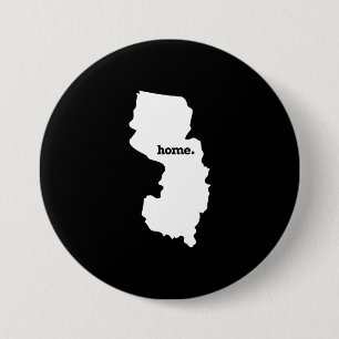 BADGE ROND 7,6 CM L'ÉTAT D'ORIGINE DE NEW JERSEY - .PNG