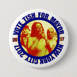 Badge Rond 7,6 Cm Letitia James pour le maire 2017 de NYC
