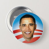 Badge Rond 7,6 Cm Lever de soleil d'Obama bouton de 3 pouces (Devant & derrière)