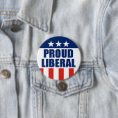 Badge Rond 7,6 Cm libéral fier (En situation)