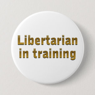 Badge Rond 7,6 Cm Libertaire dans la formation