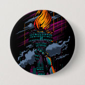 Badge Rond 7,6 Cm Liberté (Devant)