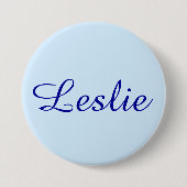 Badge Rond 7,6 Cm Light Blue (Devant)