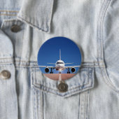 Badge Rond 7,6 Cm ligne centrale (En situation)
