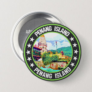 Badge Rond 7,6 Cm L'île de Penang