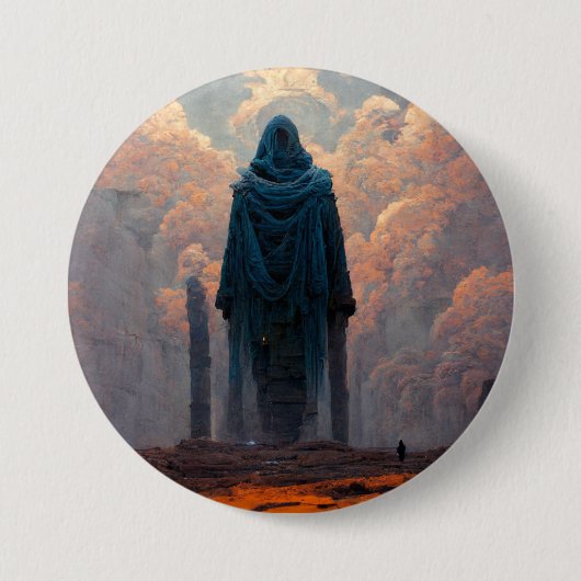 Badge Rond 7,6 Cm L'Imaginaire Efficace L'art de la science-fiction (Devant)