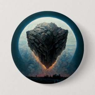 Badge Rond 7,6 Cm L'Imaginaire Monolithe Sci-Fi Art