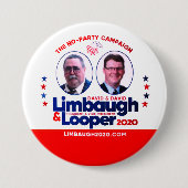 Badge Rond 7,6 Cm Limbaugh & Looper 2020 (Devant)