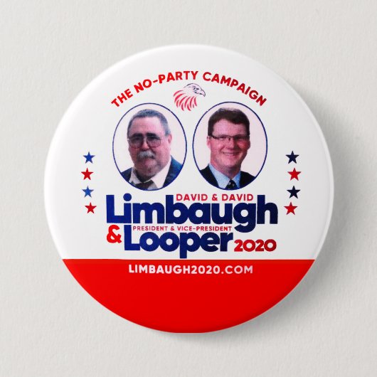 Badge Rond 7,6 Cm Limbaugh & Looper 2020 (Devant)