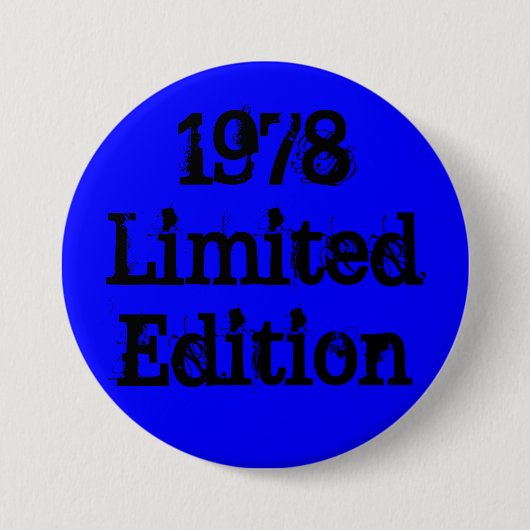 Badge Rond 7,6 Cm LimitedEdition 1978 (Devant)