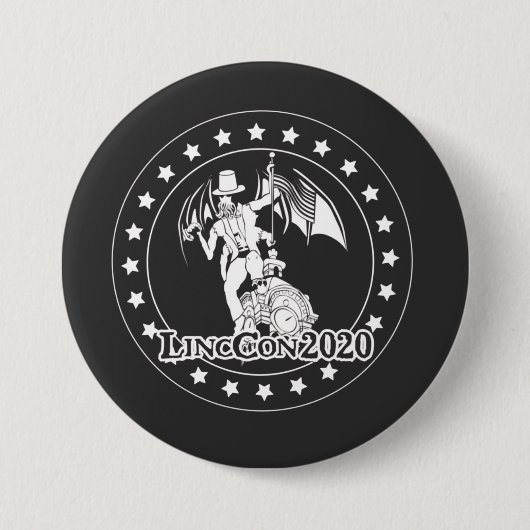 Badge Rond 7,6 Cm LincCon 2020 (Devant)