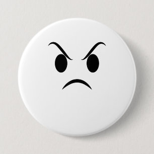 Badge Rond 7,6 Cm L'indignation face à la colère d'Halloween grinche