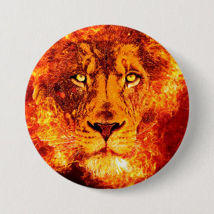 Badge Rond 7,6 Cm Lion flamand de Judah