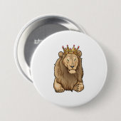 Badge Rond 7,6 Cm Lion King (Devant & derrière)