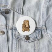 Badge Rond 7,6 Cm Lion King (En situation)
