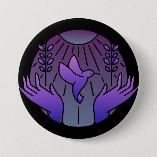 Badge Rond 7,6 Cm logo (Devant)