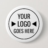 Badge Rond 7,6 Cm Logo d'entreprise personnalisé (Devant)
