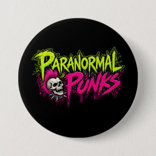 Badge Rond 7,6 Cm Logo des Paranormal Punks