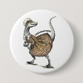 Badge Rond 7,6 Cm Loli Raptor (Devant)