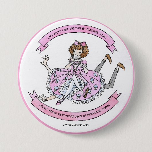Badge Rond 7,6 Cm Lolita doux suffoquent (Devant)
