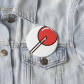 Badge Rond 7,6 Cm lollipop-1 (En situation)