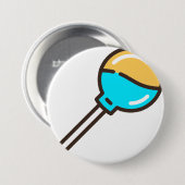 Badge Rond 7,6 Cm lollipop-2 (Devant & derrière)