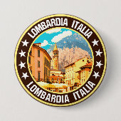 Badge Rond 7,6 Cm Lombardie (Devant)