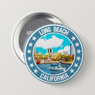 Badge Rond 7,6 Cm Long Beach