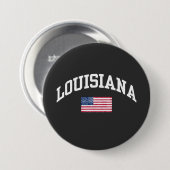 Badge Rond 7,6 Cm Louisiane (Devant & derrière)