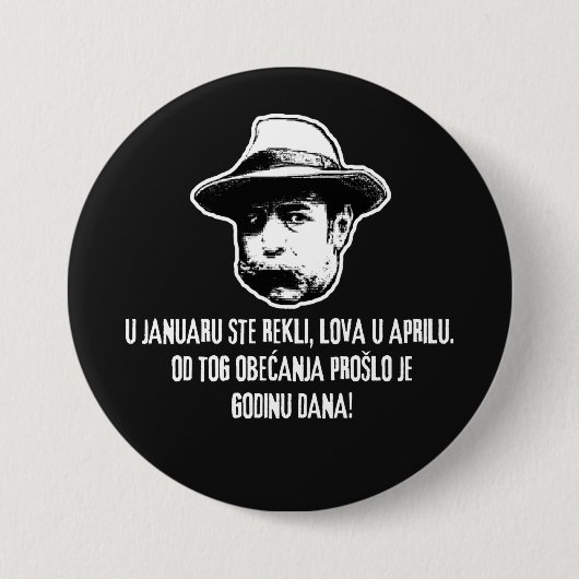 Badge Rond 7,6 Cm Lova en avril (Devant)