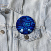Badge Rond 7,6 Cm Love, Passion act - pair with Dolphin pair (En situation)
