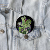 Badge Rond 7,6 Cm Luna Moonduster Moth Fairy Horse Button (En situation)